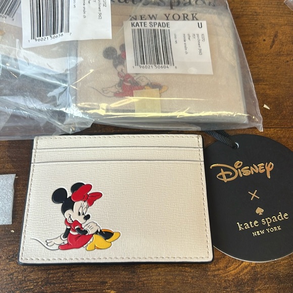 Kate Spade X Disney Minnie Small Slim Card Holder - Picture 2 of 3